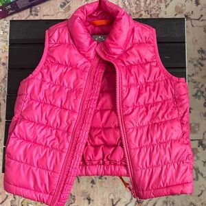 Primary Pink Puffer Vest
